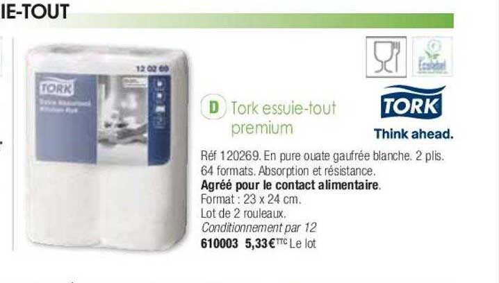 tork essuie-tout premium