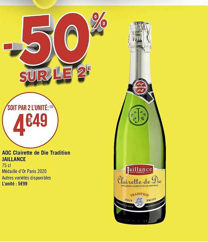 aoc clairette de die tradition jaillance