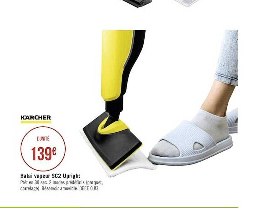 balai vapeur sc2 upright kärcher