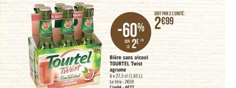 biere sans alcool tourtel twist agrume