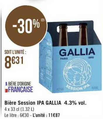 biere session ipa gallia 4.3%