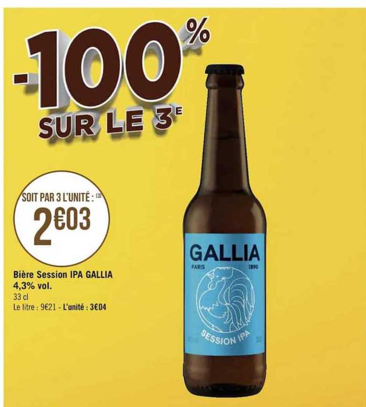 biere session ipa gallia 4.3%