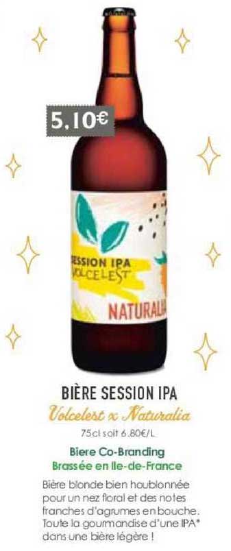 bière session ipa volcelest naturalia