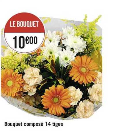 Bouquet Compose 14 Tiges