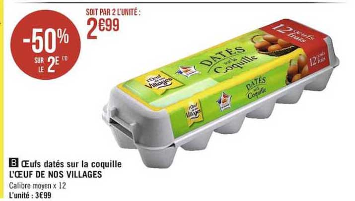 ceufs dates sur la coquille l'oeuf de nos villages