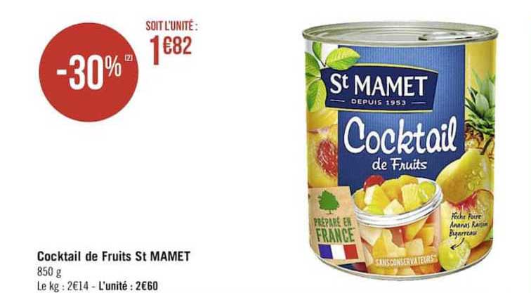 Cocktail De Fruits St Mamet