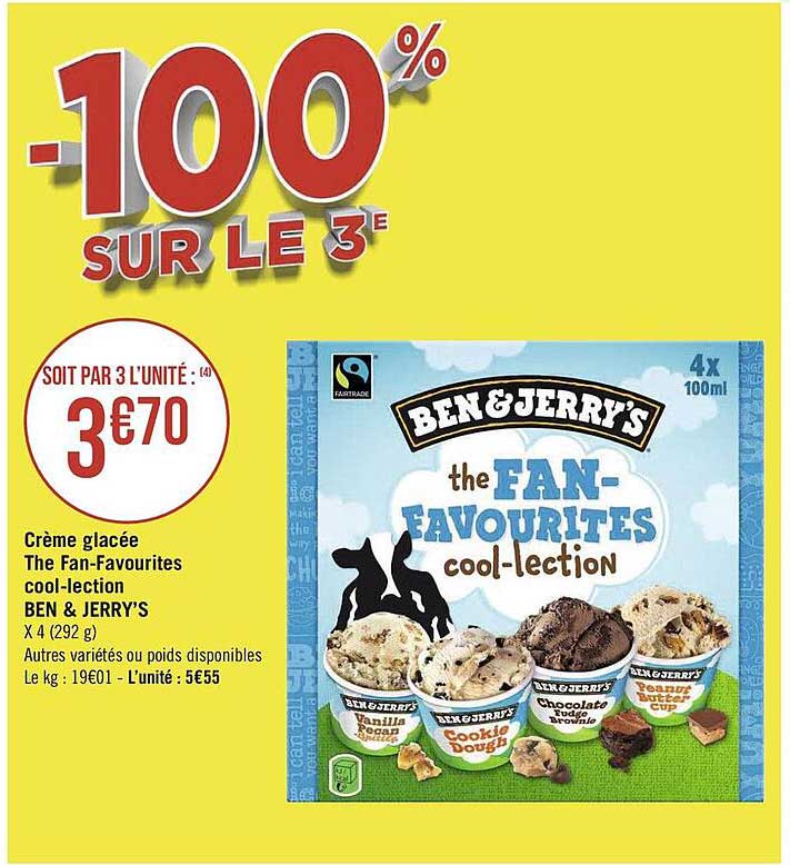 crème glacée the fan-favourites coll-lection ben & jerry's