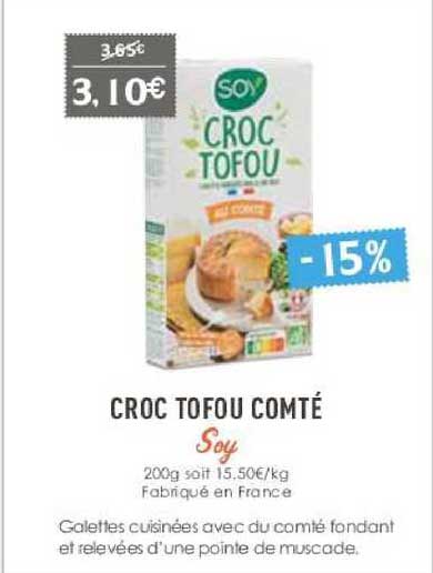 croc tofou compté soy