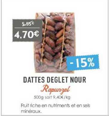 dattes deglet nour rapunzel