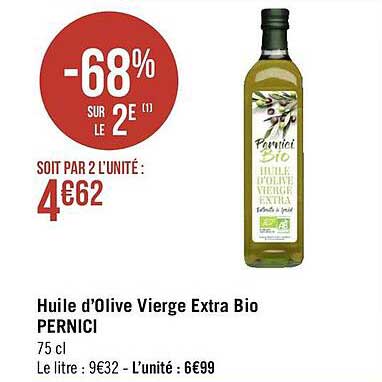 huile d'olive vierge extra bio pernici