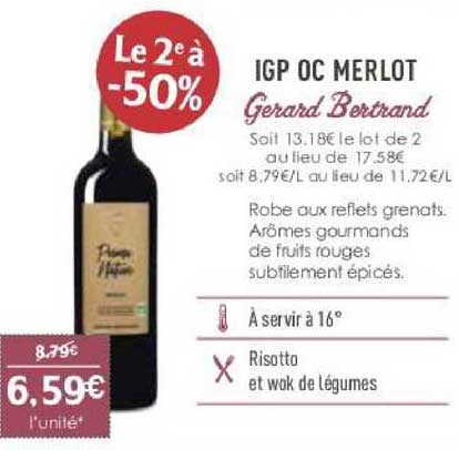 igp oc merlot, gerard bertrand