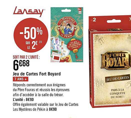 Jeu De Cartes Fort Boyard