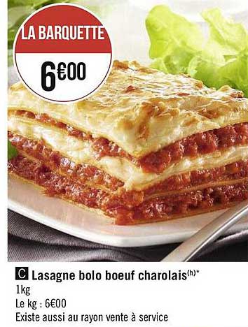 lasagne bolo bœuf charolais