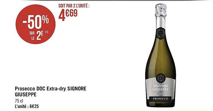 prosecco doc extra-dry signore giuseppe