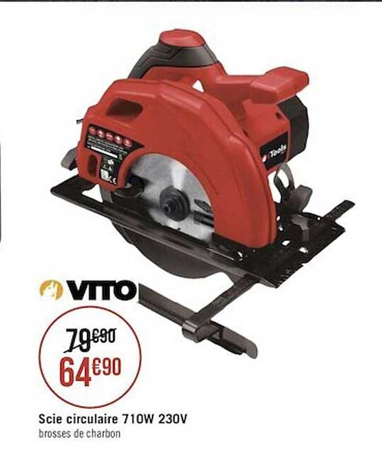 Scie Circulaire 710 W 230 V Vito
