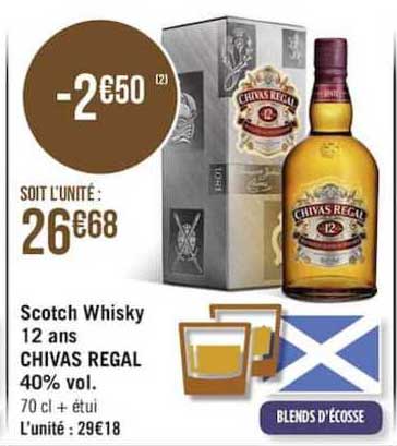 scotch whisky 12 ans chivas regal 40%