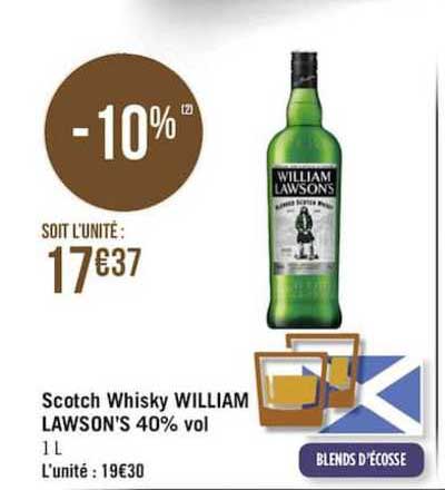 scotch whisky william lawson's 40%
