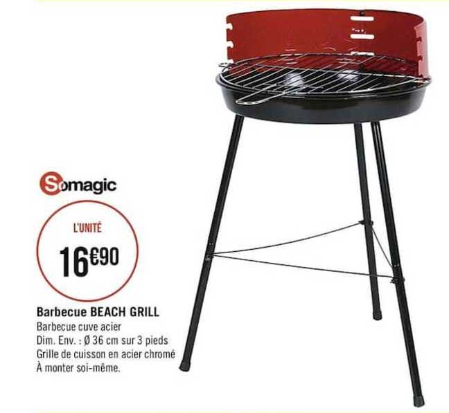 somagic barbecue beach grill