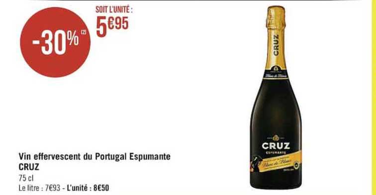 Vin Effervescent Du Portugal Espumante Cruz