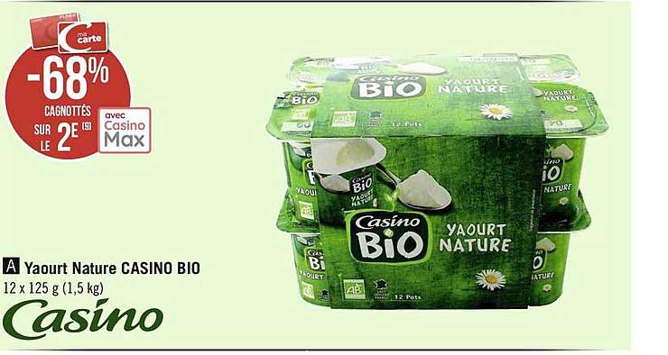 Yaourt Nature Casino Bio