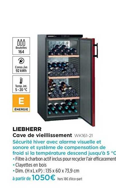 cave de vieillissement liebherr wk161-21