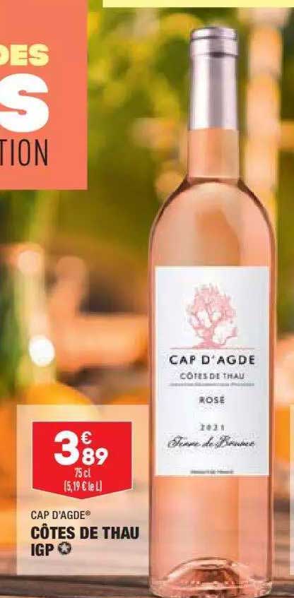 côtes de thau igp cap d'agde