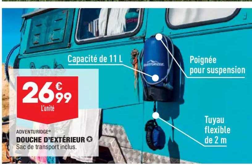 douche d'extérieur adventuridge