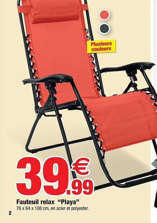 fauteuil relax "playa"