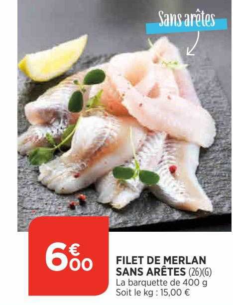 filet de merlan sans arêtes