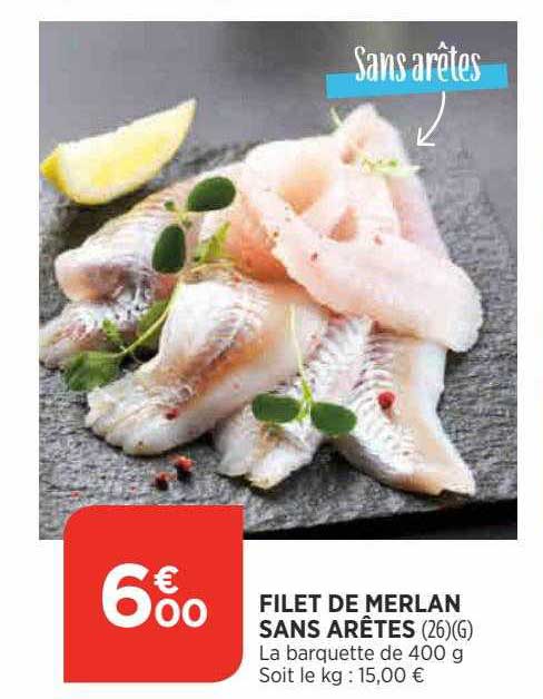 filet de merlan sans arêtes
