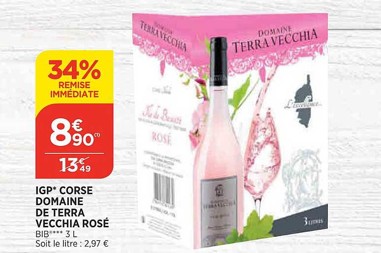 igp corse domaine de terra vecchia rosé