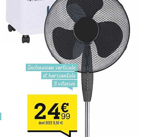 inclinaison verticale et horizontale 3 vitesses