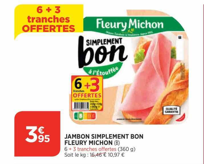 jambon simplement bon fleury michon