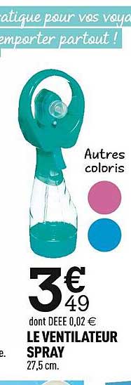 Le Ventilateur Spray