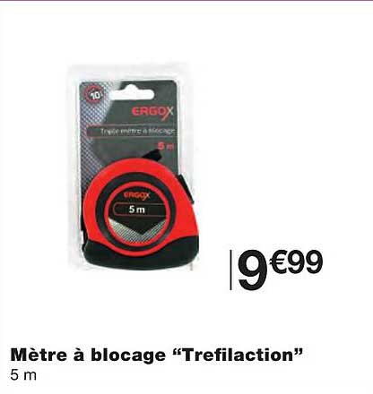 mètre à blocage "trefilaction"
