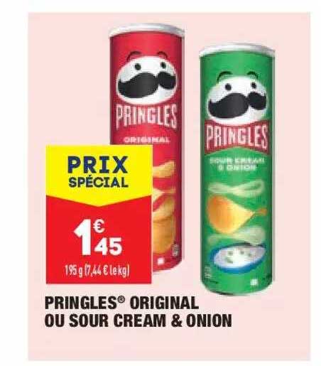 pringles original ou sour cream & onion