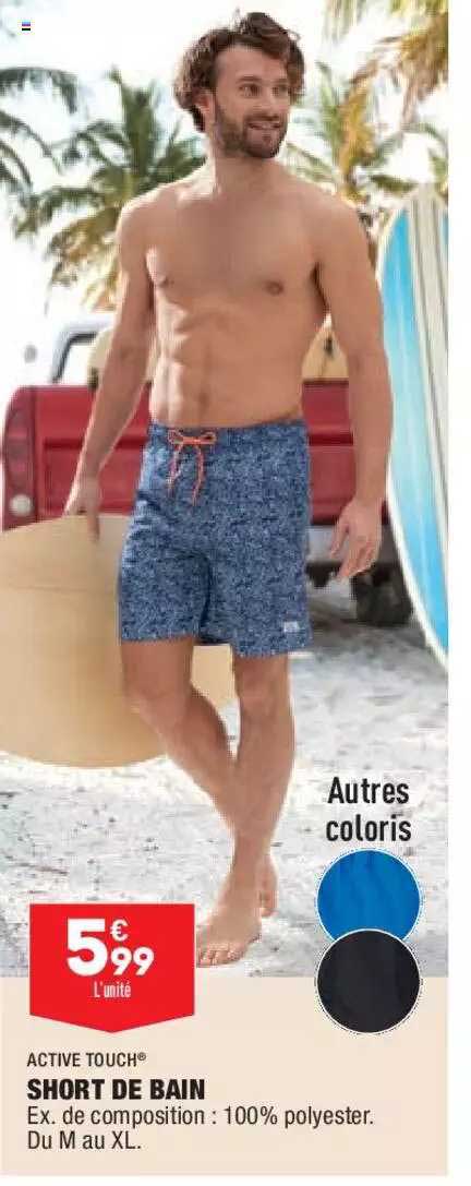 Short De Bain Active Touch