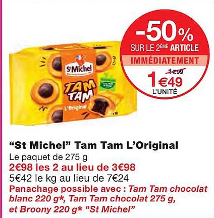 "st michel" tam tam l'original