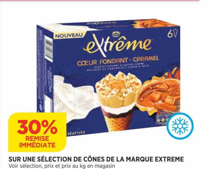 Sur Une Sélection De Cônes De La Marque Extrême