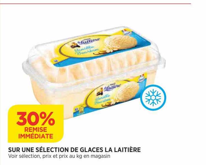 Sur Une Sélection De Glaces La Laitière