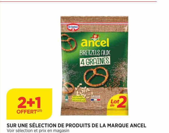 sur une sélection de produits de la marque ancel