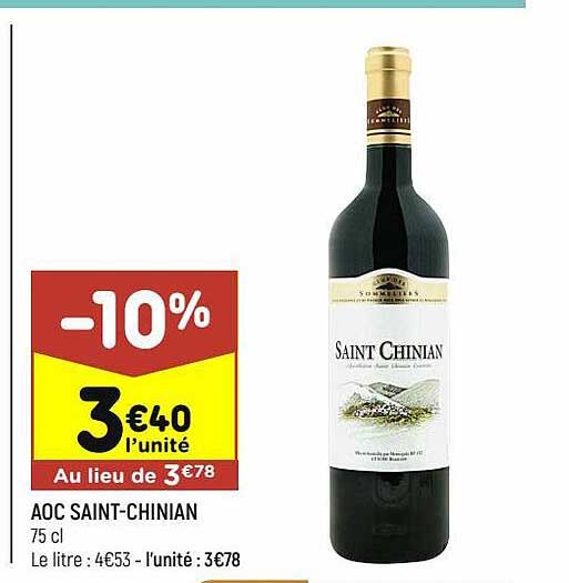 aoc saint-chinian