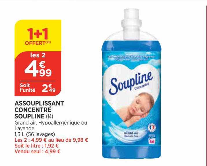 Assouplissant Concentré Soupline