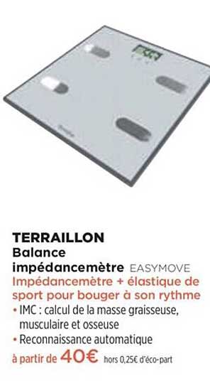 balance impédancemètre terraillon easymove