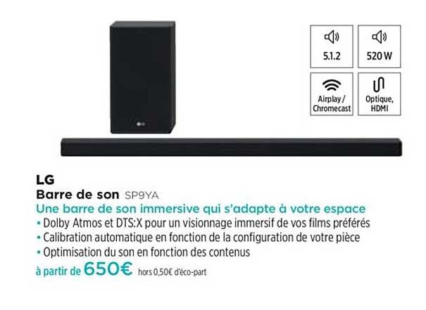 Barre De Son Sp9ya Lg