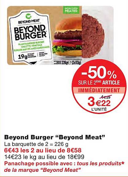 beyond burger "beyond meat"