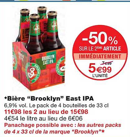 bière "brooklyn" east ipa