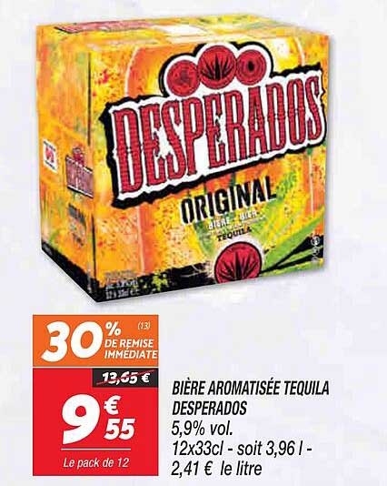 Bière Aromatisée Tequila Desperados