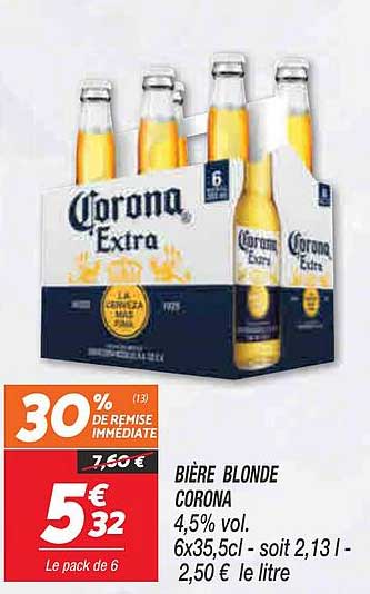 Bière Blonde Corona