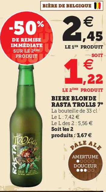 bière blonde rasta trolis 7°